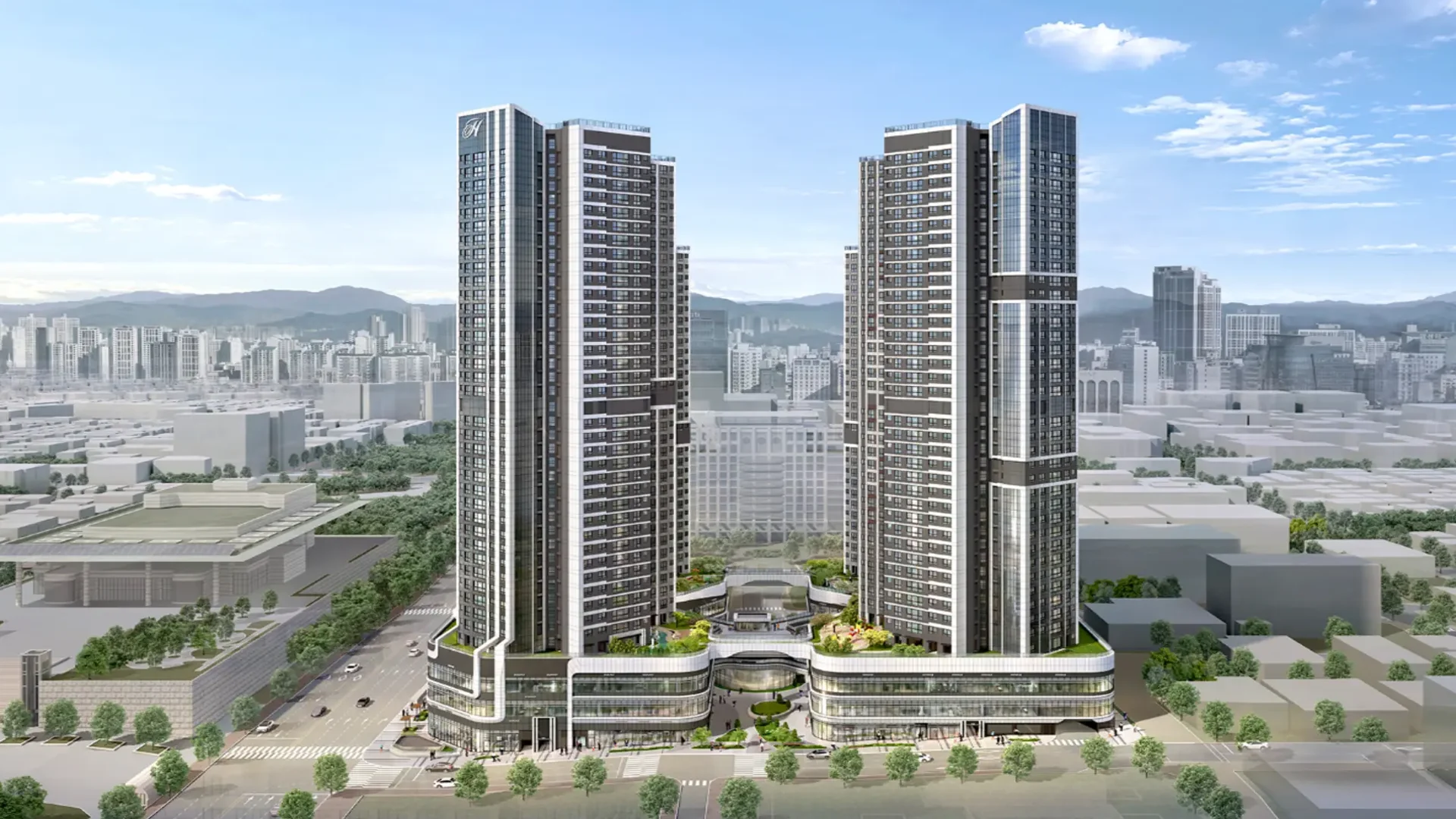 울산역 KTX 역세권 힐스테이트 조감도
